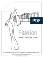 Fashion Coloring Pages Volume 2