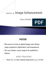 Noise Models and Filtering