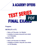 Test Series