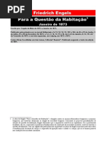 ENGELS - A QUESTÃO DA HABITAÇÃO