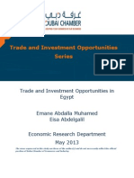 Trade and Investment Opportunities in Egypt2013