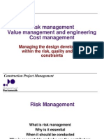 Risk, Value and Cost Management