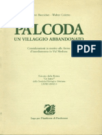 1992 Moreno Baccichet Palcoda: un villaggio abbandonato. Considerazioni in merito alle forme di insediamento in Val Medu¬na