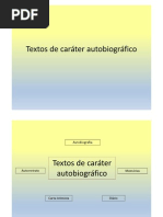Textos de caráter autobiográfico(1)