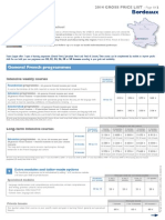 2014 Francelangue en Prices Bordeaux