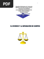 71306578 El Divorcio y Separacion de Cuerpos