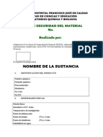 Formato Fichas de Seguridad