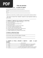 Ficha de exercíciosgramatica