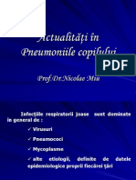 Actualitati in Pneumoniile Copilului