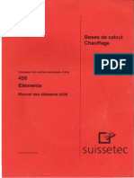 Base de Calcul Chauffage - Eléments - Manuel Des Éléments PDF