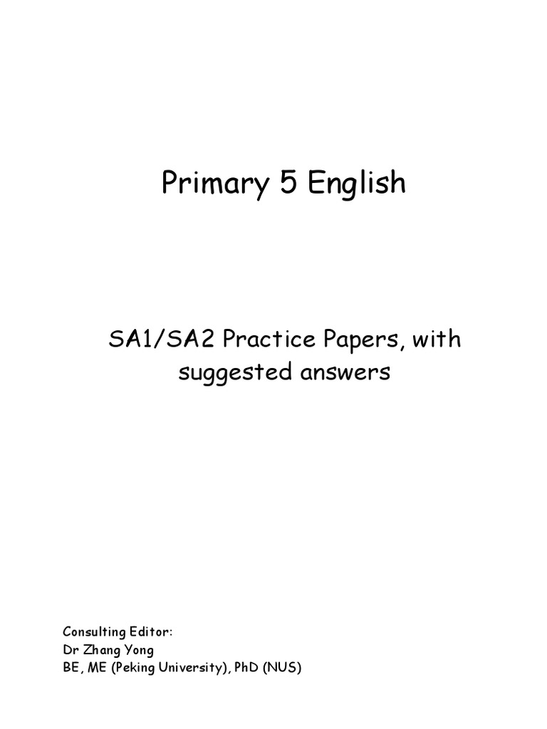 Outreach P5 English | PDF | Language Arts & Discipline | Home & Garden