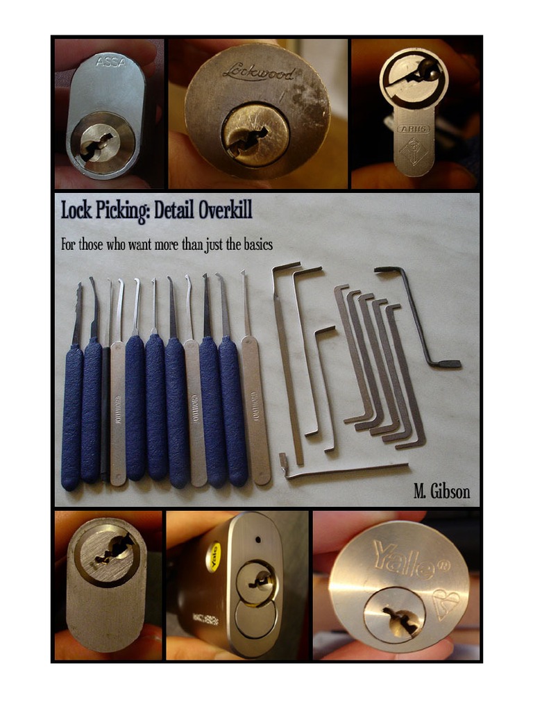 Lockpicking Detail Overkill PDF Nature
