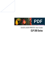 CLP-300 Series: Color Laser Printer User'S Guide