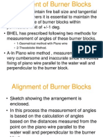 Burner Block Alignment