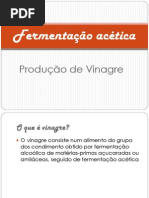 Produção de Vinagre