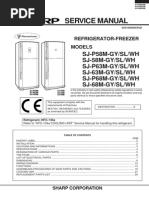 Sharp SJ-P58M-GY Fridge Service Manual