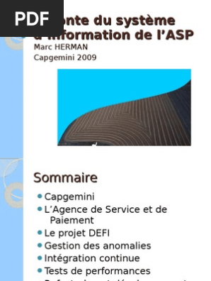 Refonte Du Systeme D Information De L Asp Bug Informatique Informatique