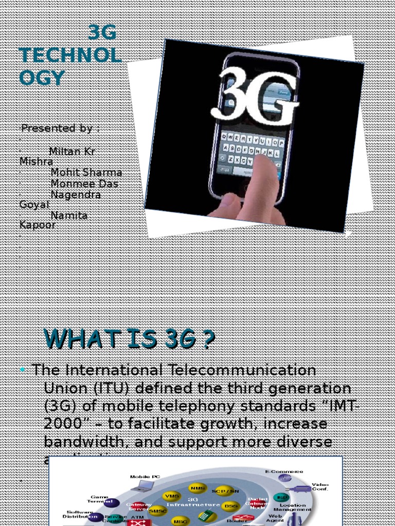 3G Technol OGY: Presented by | PDF | 3 G | 4 G