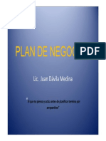 Elaboracion de Plan de Negocios Juan Davila