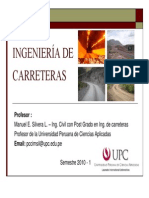 Diseño Geométrico de Carreteras - Clases UPC 01