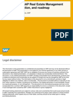 2011 Update On The SAP Real Estate Management Strategy, Innovation, and Roadmap