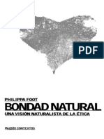 Contextos Philippa Foot Bondad Natural Una Vision Naturalista de La Etica Paidos Iberica 2002