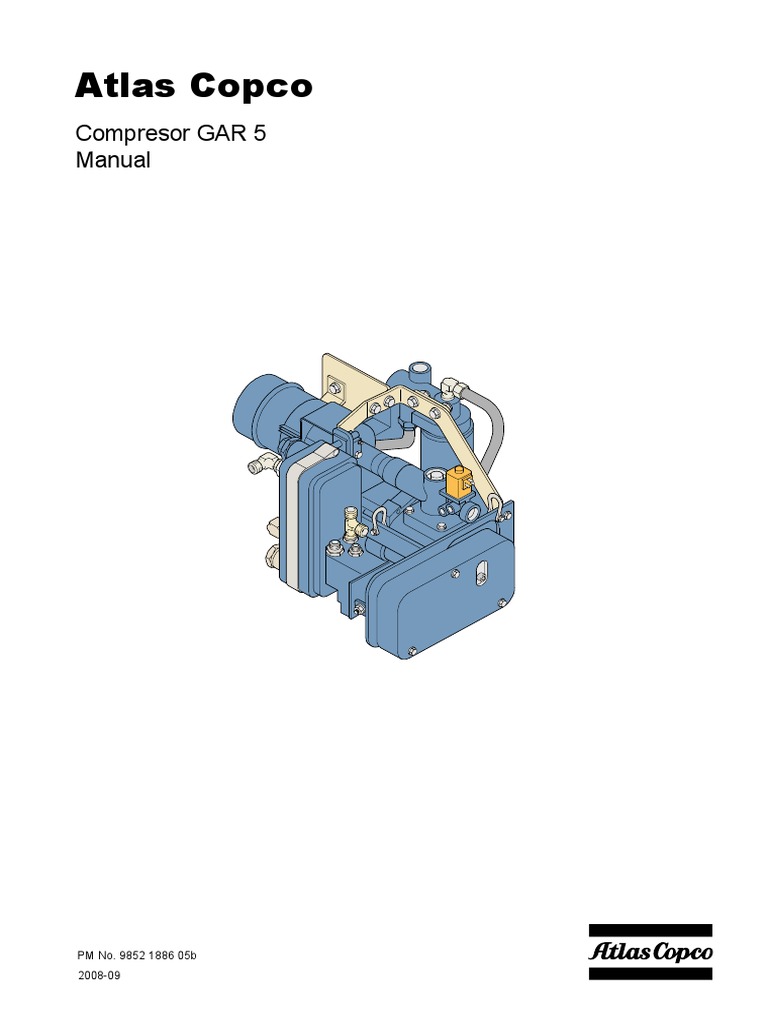 9852 1886 05b Maintenance Instructions GAR 5 | PDF | Compresor de gas ...