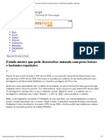 Estudo Mostra Que Pode Desenvolver Músculo Com Pesos Baixos e Bastantes Repetições - Musculacao-Pt