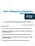PERÚ PANORAMA ECONÓMICO Y PERSPECTIVAS AL 2012