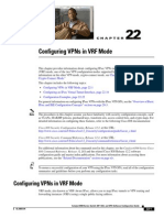 Configuring Vpns in VRF Mode
