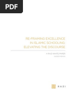 Reframing Excellence in Islamic Schools