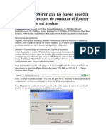 (FAQ ID: 138) Por Qué No Puedo Acceder A Internet Después de Conectar El Router TP-LINK de Mi Modem