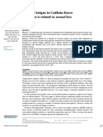 Residual Fatigue in Guillain-Barre Syndrome Is Related To Axonal Loss