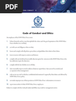 NSW Police Force Code of Conduct