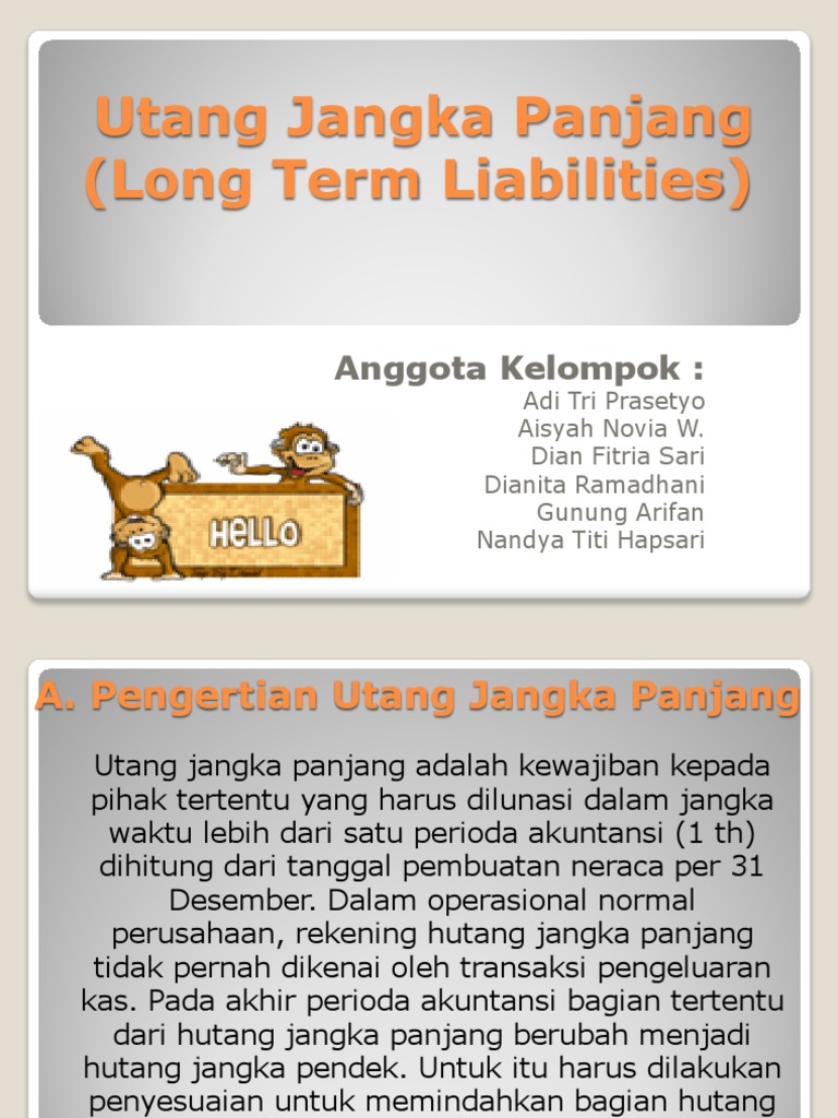 Akuntansi Utang Jangka Panjang