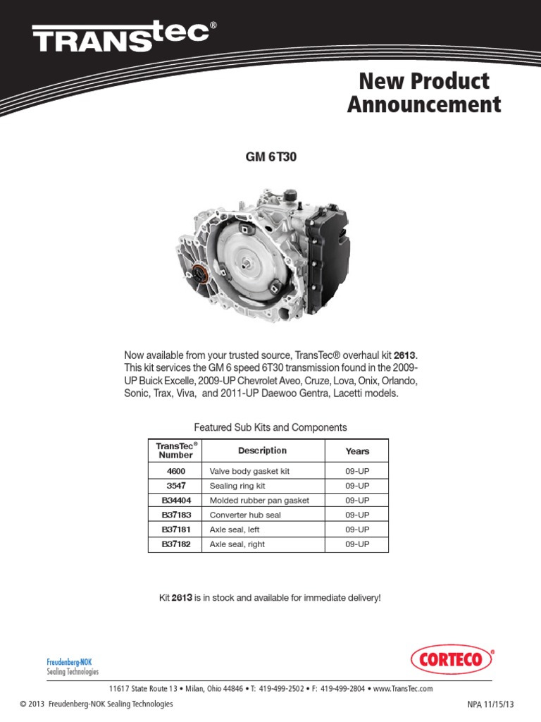 Gm 6t45 transmission
