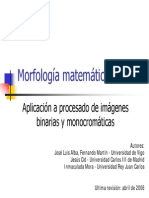 Morfologia Matematica