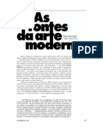 As Fontes Da Arte Moderna - ARGAN, Giulio Carlo