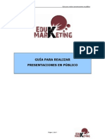 Educamarketing - Unex.es - Docs - Guias - Guía para Realizar Presentaciones en Público