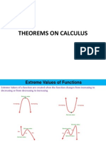 Theorems On Calculus