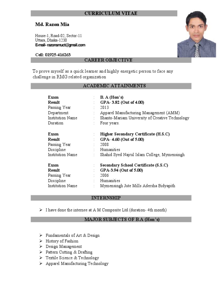 Curriculum Vitae