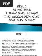 Download VISI MISI CALON PERANGKAT DESAppt by Kang Jon SN205760809 doc pdf