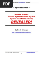 BOOKING BUSTER - Sports Betting System