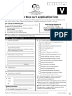 Blue Card Volunteer Form