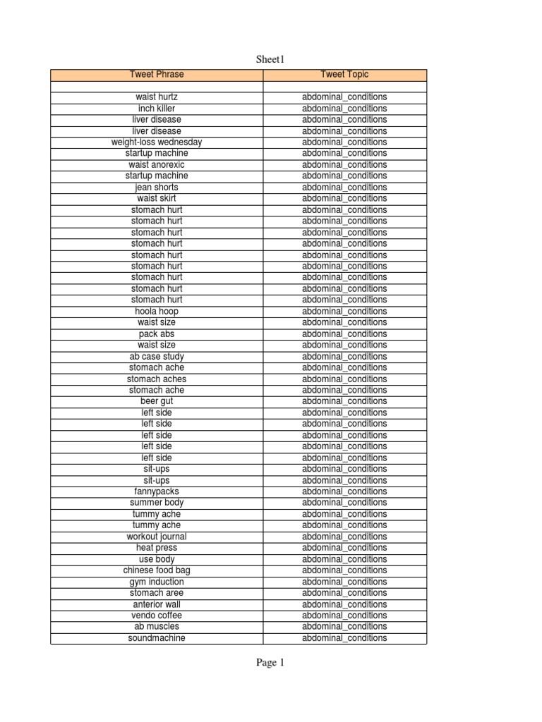 Tweet Topics2 PDF Airlines Apartment