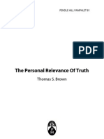 The Personal Relevance of Truth