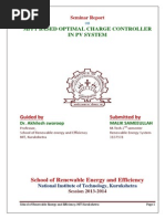 MPPT Based Optimal Charge Controller in PV System