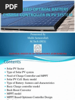 MPPT Based Optimal Charge Controller in PV System