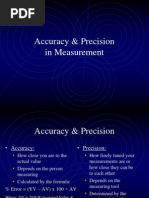 Accuracy & Precision in Measurement