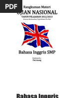 Download Rangkuman Materi UN Bahasa Inggris SMP Revised by donie_leonheart SN205791312 doc pdf